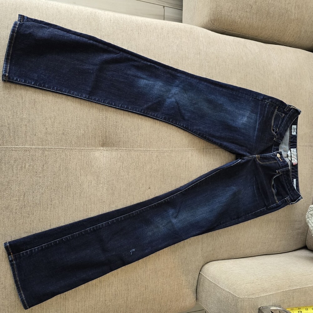 Lucky Brand Lolita Boot Jeans Dark Wash Made in USA Cone Denim Size 4/27
